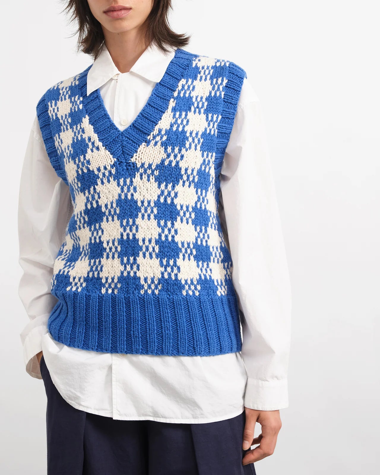 YMC Heidi Vest Blue