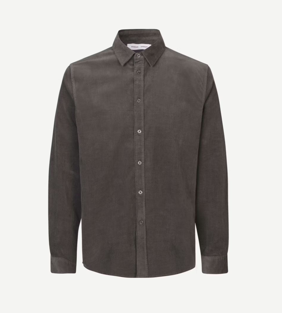 Samsoe Samsoe Saliam NX shirt Volcanic Ash