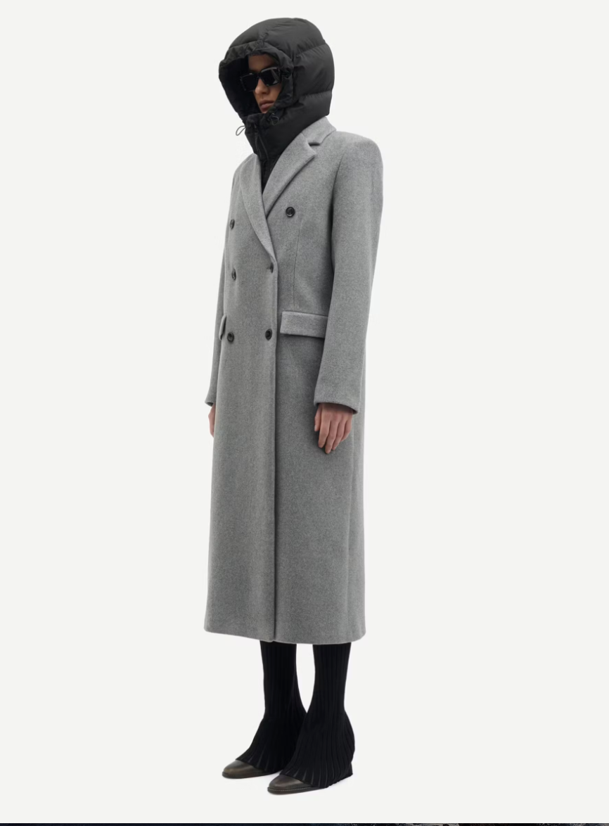 Samsoe Samsoe Falcon Coat Grey