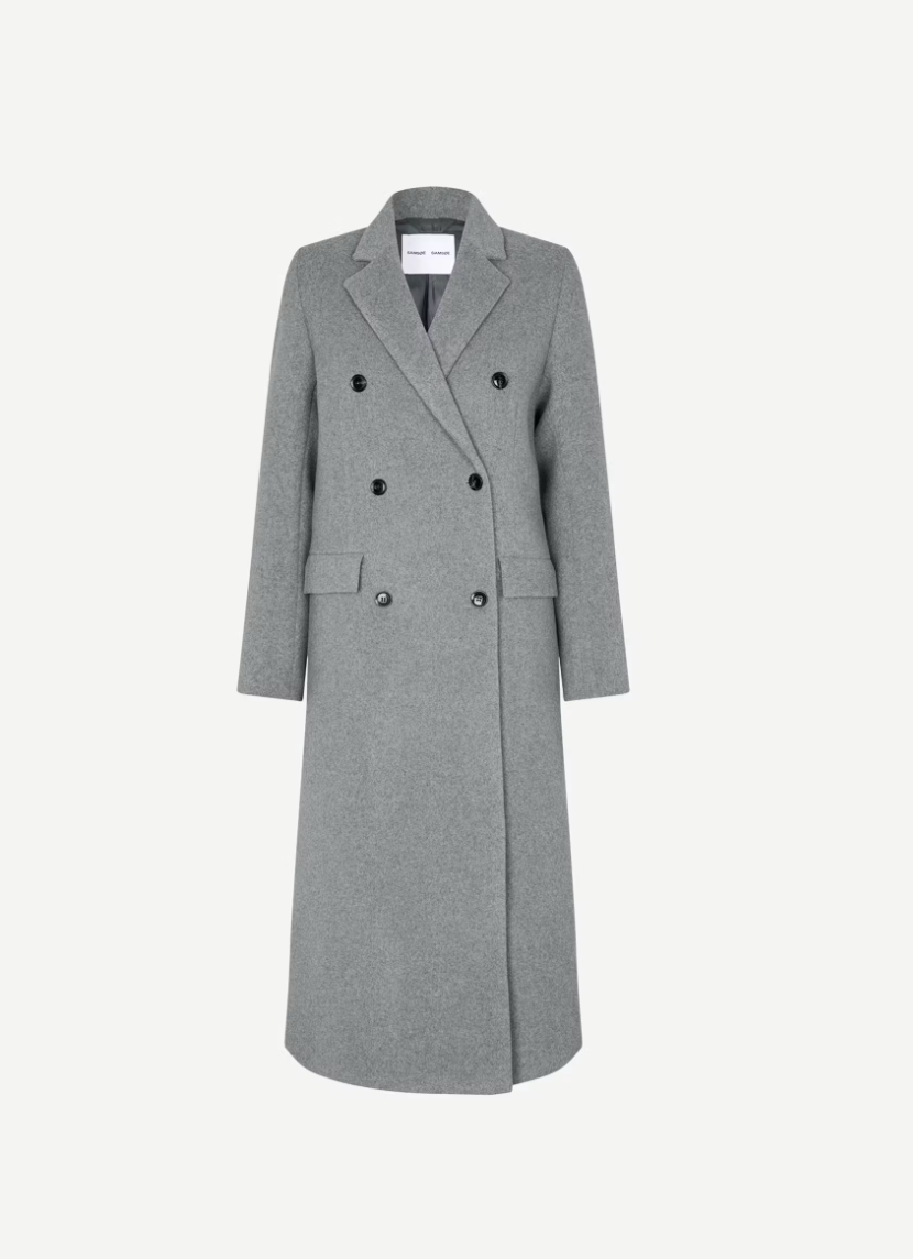 Samsoe Samsoe Falcon Coat Grey