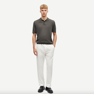 Samsoe Samsoe Sarowan knit polo Beluga