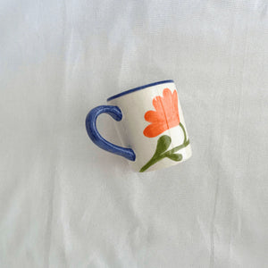 Rose Balimba Colourful Electric Blue Flower Mug