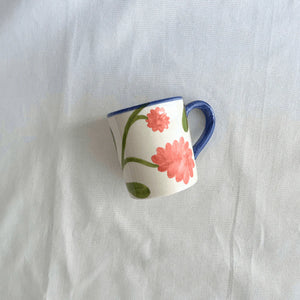 Rose Balimba Colourful Electric Blue Flower Mug