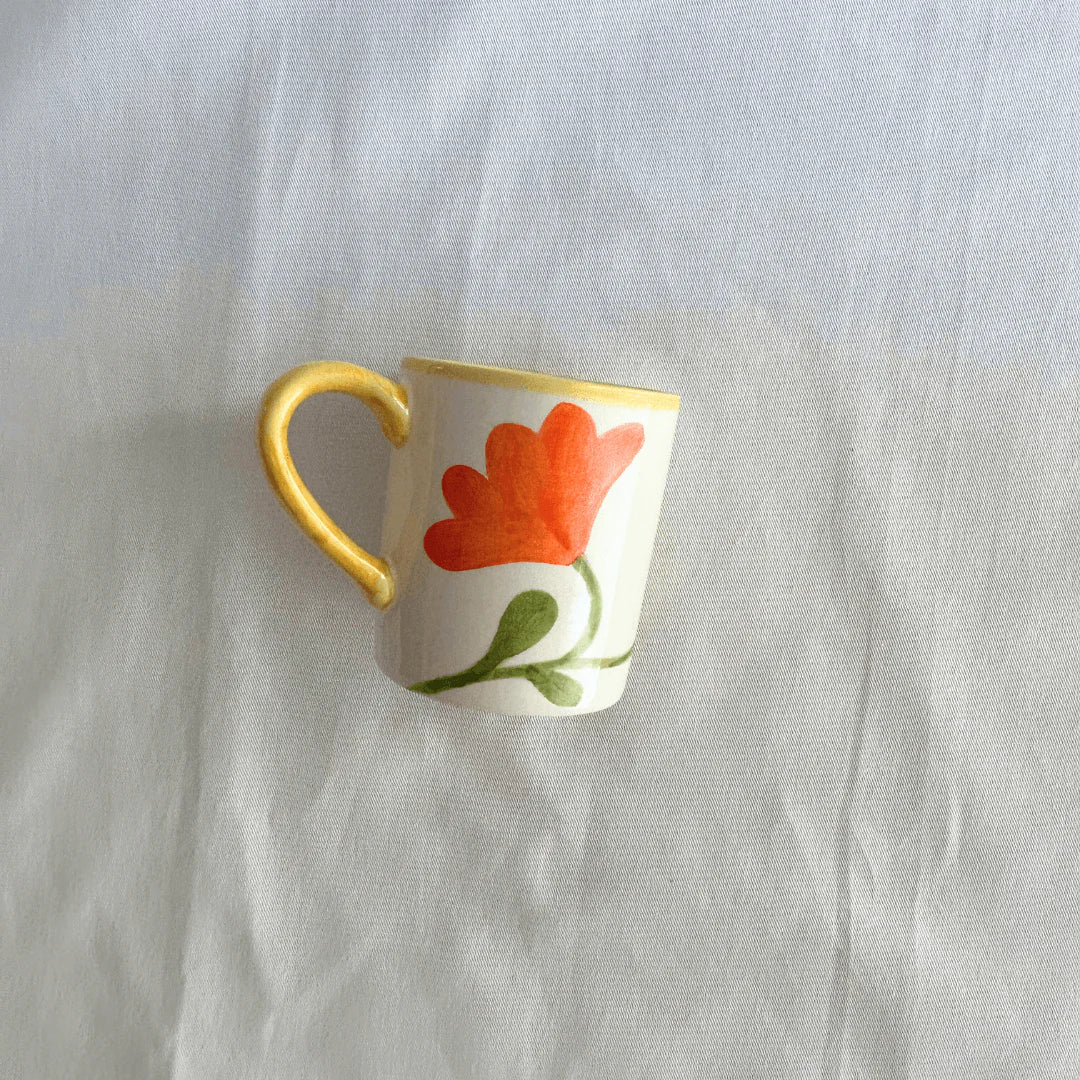 Rose Balimba Colourful Yellow Flower Mug