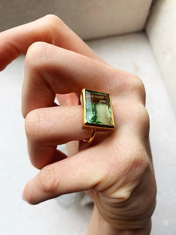 Shyla Lenny Ring Soft Green